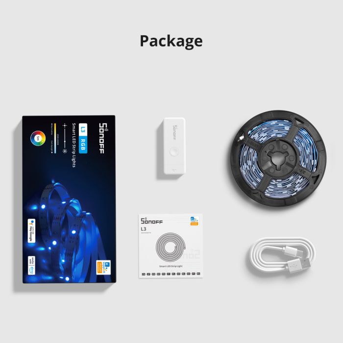 SONOFF L3 5M Pametni RGB LED Wi-Fi trak SONOFF L3 5M Pametni RGB LED Wi-Fi trak