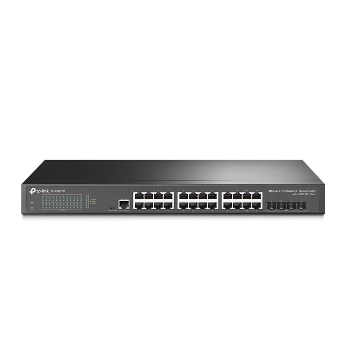 TP-LINK JetStream TL_SG3428X 24-Port Gigabit L2+ Switch × 4 10GE SFP+ slot TP-LINK JetStream TL_SG3428X 24-Port Gigabit L2+ Switch × 4 10GE SFP+ slot