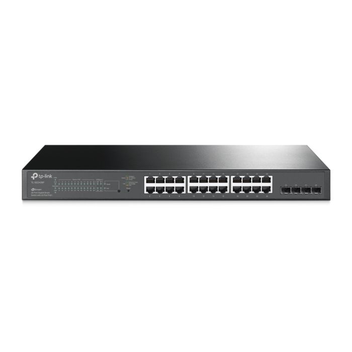 TP-LINK JetStream TL-SG2428P 26-Port Gigabit PoE+ Smart Switch × 4 SFP slot TP-LINK JetStream TL-SG2428P 26-Port Gigabit PoE+ Smart Switch × 4 SFP slot