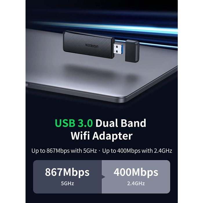 Ugreen USB WiFi adapter AC1300, 1300Mbps 802.11 Dual Band Ugreen USB WiFi adapter AC1300, 1300Mbps 802.11 Dual Band