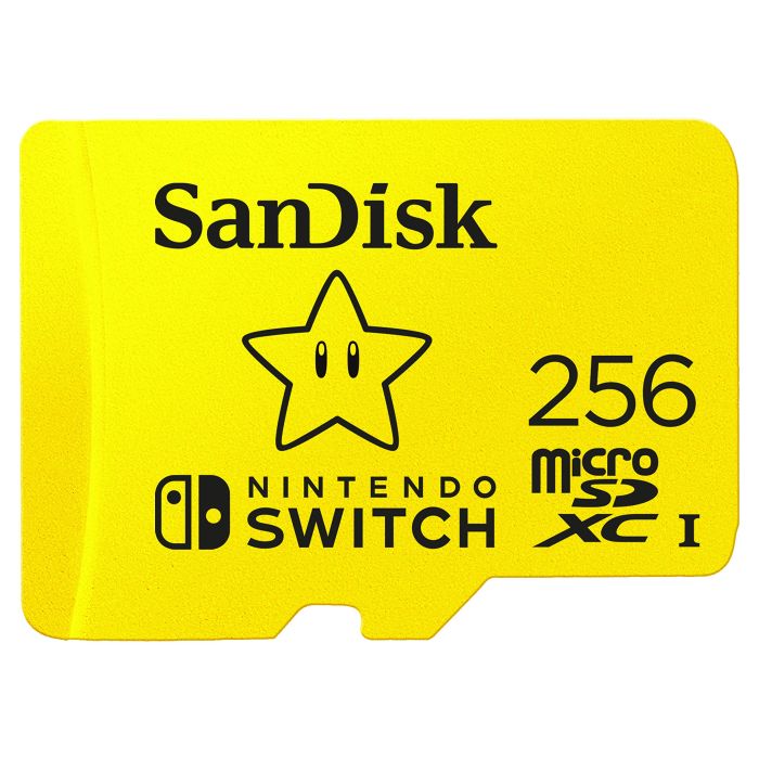 SanDisk microSDXC card for Nintendo Switch 256GB, up to 100MB/s Read, 60MB/s Write, U3, C10, A1, UHS SanDisk microSDXC card for Nintendo Switch 256GB, up to 100MB/s Read, 60MB/s Write, U3, C10, A1, UHS