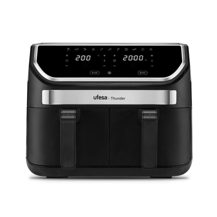 Ufesa digitalni zračni cvrtnik z dvojno posodo 9L Thunder 1700W Ufesa digitalni zračni cvrtnik z dvojno posodo 9L Thunder 1700W