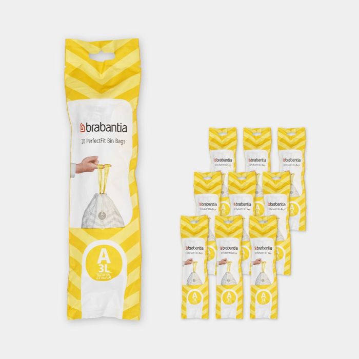 Brabantia vrečke Perfect Fit 3L X 10 x 20 kos Brabantia vrečke Perfect Fit 3L X 10 x 20 kos