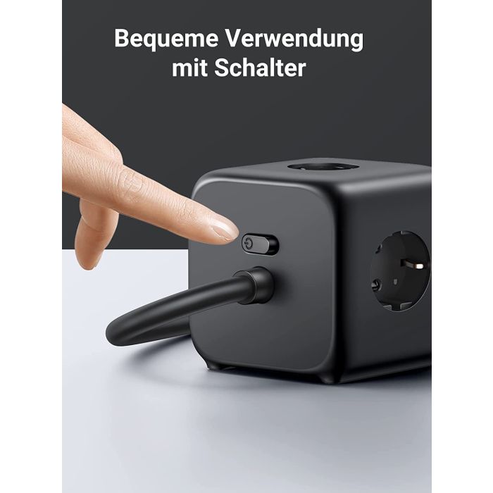 Ugreen DigiNest Cube 65W USB-C / AC 7v1 vtičnica Ugreen DigiNest Cube 65W USB-C / AC 7v1 vtičnica