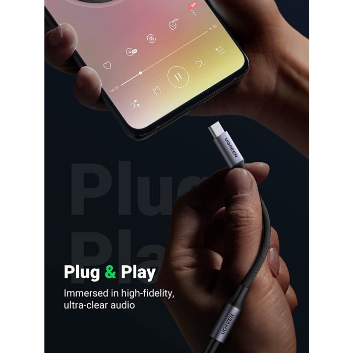 UGREEN USB-C na 3.5 mm avdio adapter za iPad Pro, Samsung... UGREEN USB-C na 3.5 mm avdio adapter za iPad Pro, Samsung...