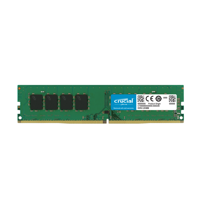 Crucial 32GB DDR4-3200 DIMM PC4-25600 CL22, 1.2V Crucial 32GB DDR4-3200 DIMM PC4-25600 CL22, 1.2V