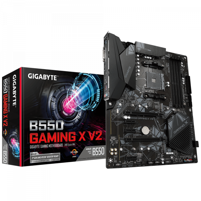 GIGABYTE B550 GAMING X V2, DDR4, SATA3, USB3.2Gen2, HDMI, AM4 ATX GIGABYTE B550 GAMING X V2, DDR4, SATA3, USB3.2Gen2, HDMI, AM4 ATX