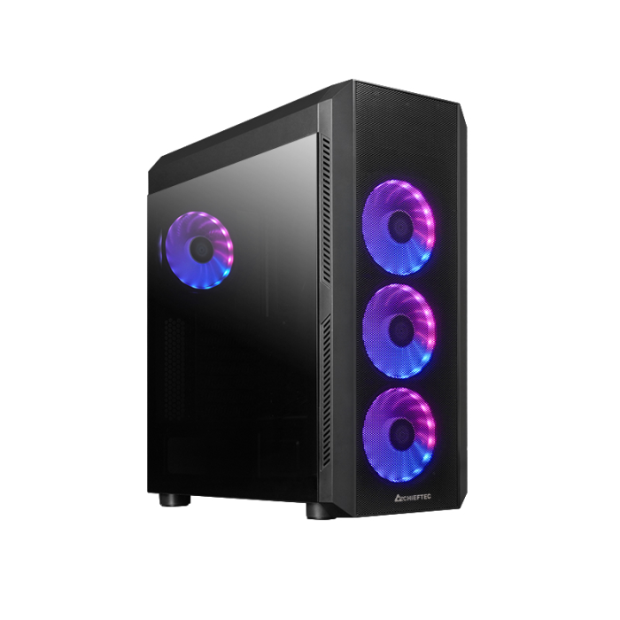 Chieftec SCORPION 4 USB3.2 ATX A-RGB ohišje, črno Chieftec SCORPION 4 USB3.2 ATX A-RGB ohišje, črno