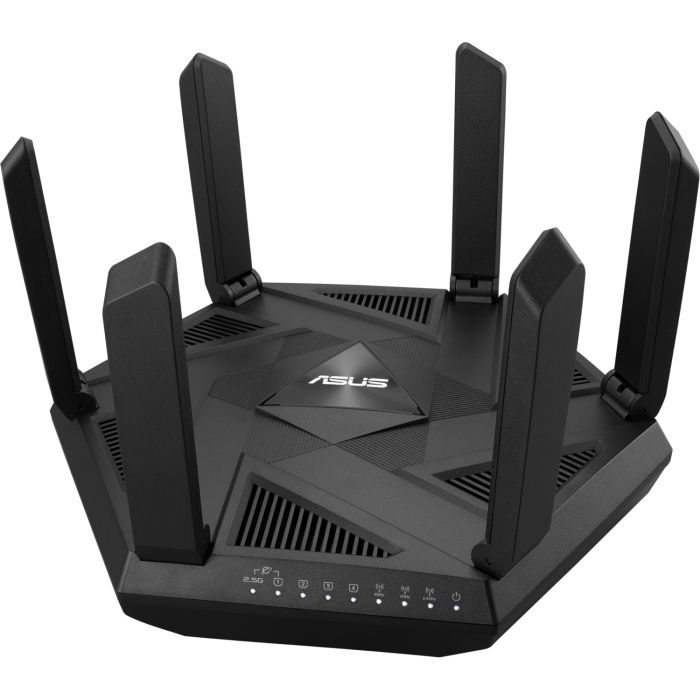ASUS RT-AXE7800 Gaming Tri-Band WiFi 6E AX7800 brezžični usmerjevalnik, 802.11ax/ac/a/g/b/n, 574+480 ASUS RT-AXE7800 Gaming Tri-Band WiFi 6E AX7800 brezžični usmerjevalnik, 802.11ax/ac/a/g/b/n, 574+480