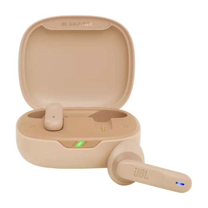 JBL Wave Flex BT5.2 In-ear slušalke z mikrofonom, bež JBL Wave Flex BT5.2 In-ear slušalke z mikrofonom, bež