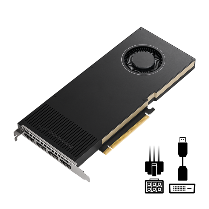 Grafična kartica PNY Nvidia RTX A4000 16B GDDR6 PCI-E 4.0 Grafična kartica PNY Nvidia RTX A4000 16B GDDR6 PCI-E 4.0
