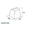 BRUNNER kuhinjski šotor GUSTO II 150x200 0425996N.C30 moder BRUNNER kuhinjski šotor GUSTO II 150x200 0425996N.C30 moder