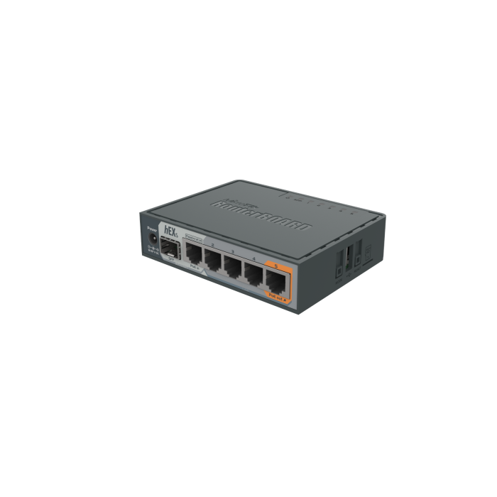 Mikrotik 5-portni gigabitni usmerjevalnik hEX S RB760IGS Mikrotik 5-portni gigabitni usmerjevalnik hEX S RB760IGS