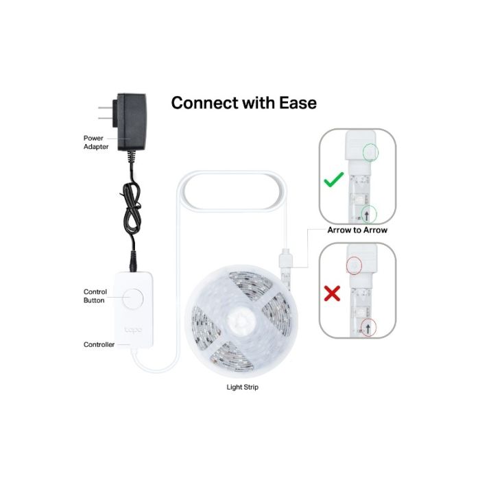 TP-LINK pametni Wi-Fi LED multi-barvni trak Tapo L930-5 5M TP-LINK pametni Wi-Fi LED multi-barvni trak Tapo L930-5 5M