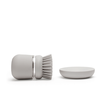 Brabantia krtača za posodo z dozirnikom mila, siva