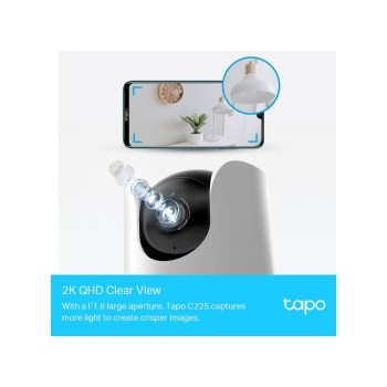 TP-LINK Tapo C225 2k QHD 2560 × 1440px WiFi AI Pan/Tilt varnostna kamera