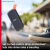 SanDisk 1TB Portable SSD 800MB/s, USB-C, USB 3.2 Gen 2 SanDisk 1TB Portable SSD 800MB/s, USB-C, USB 3.2 Gen 2