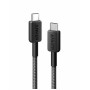 Anker 322 USB-C to USB-C pleten kabel 0,9m črn