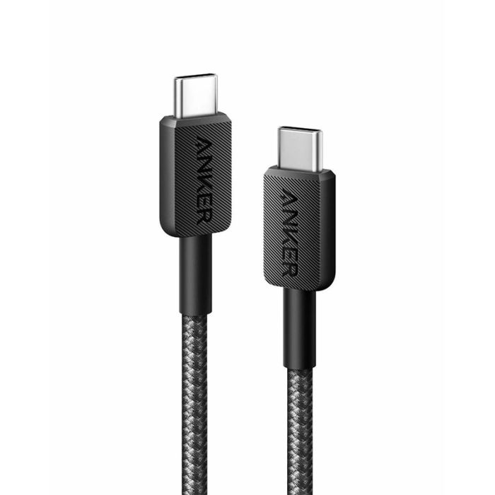 Anker 322 USB-C to USB-C pleten kabel 1,8m črn Anker 322 USB-C to USB-C pleten kabel 1,8m črn
