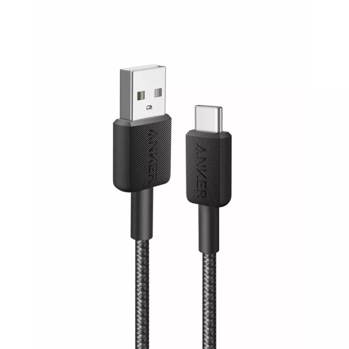 Anker 322 USB-A to USB-C pleten kabel 0,9m črn Anker 322 USB-A to USB-C pleten kabel 0,9m črn