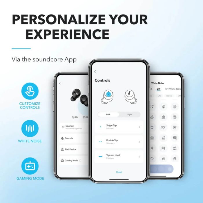 Anker Soundcore A25i brezžične slušalke, bele Anker Soundcore A25i brezžične slušalke, bele