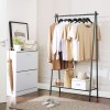 SONGMICS Stojalo za oblačila 92.5 x 33.5 x 153 cm črno, HSR23BK SONGMICS Stojalo za oblačila 92.5 x 33.5 x 153 cm črno, HSR23BK