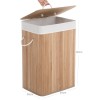 SONGMICS Košara za perilo Bamboo 72L 40 x 30 x 60 cm naravna, LCB10Y SONGMICS Košara za perilo Bamboo 72L 40 x 30 x 60 cm naravna, LCB10Y