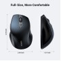 Brezžična miška UGREEN Bluetooth 5.0 in 2,4 Ghz z USB sprejemnikom s 5 gumbi za MacBook, PC, namizni Brezžična miška UGREEN Bluetooth 5.0 in 2,4 Ghz z USB sprejemnikom s 5 gumbi za MacBook, PC, namizni