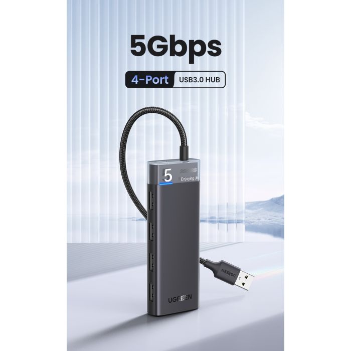 Ugreen USB 3.0 hub s 4 vrati 5Gbps Ugreen USB 3.0 hub s 4 vrati 5Gbps