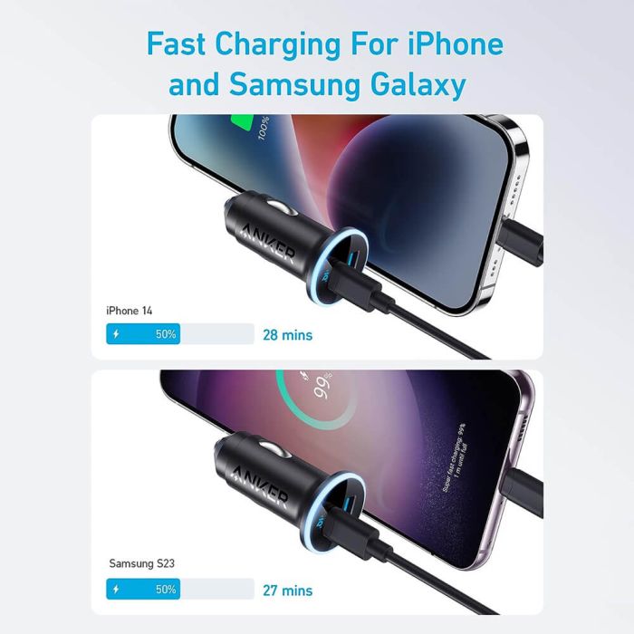 Anker 323 avto polnilec 52,5 W Anker 323 avto polnilec 52,5 W