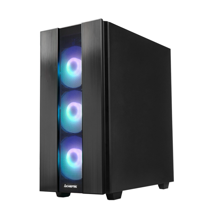 Chieftec GS-02B-OP HUNTER 2 A-RGB USB Type-C ATX ohišje, črno Chieftec GS-02B-OP HUNTER 2 A-RGB USB Type-C ATX ohišje, črno