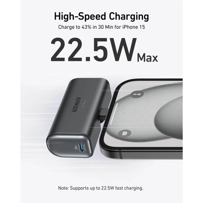 Anker Nano 5K powerbank, črn Anker Nano 5K powerbank, črn