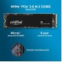 Crucial P3 2TB 3D NAND NVMe PCIe M.2 SSD Crucial P3 2TB 3D NAND NVMe PCIe M.2 SSD