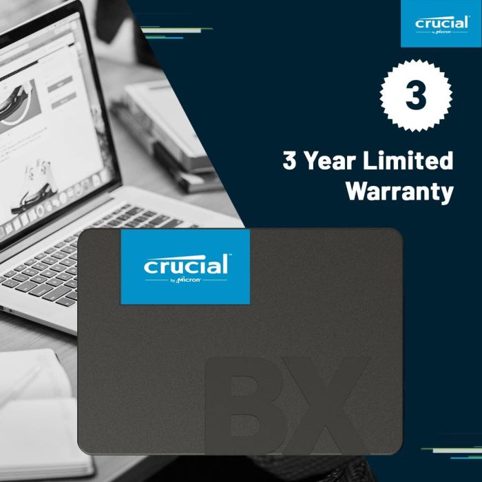 Crucial BX500 500GB 3D NAND SATA 2.5 SSD Crucial BX500 500GB 3D NAND SATA 2.5 SSD