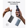 Anker 545 Nano powerbank 10K z vgrajenim kablom USB-C, črn Anker 545 Nano powerbank 10K z vgrajenim kablom USB-C, črn