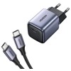Ugreen Nexode 30W USB C Polnilnik GaN II s priloženim USB-C 60W 1M kablom Ugreen Nexode 30W USB C Polnilnik GaN II s priloženim USB-C 60W 1M kablom