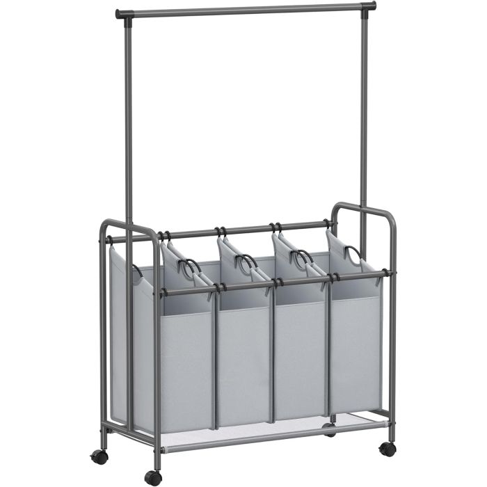 SONGMICS Košara za perilo s 4 predelki RLS44GS SONGMICS Košara za perilo s 4 predelki RLS44GS