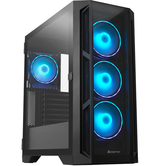 Chieftec APEX USB3.2 Gen2 ATX A-RGB ohišje, črno Chieftec APEX USB3.2 Gen2 ATX A-RGB ohišje, črno