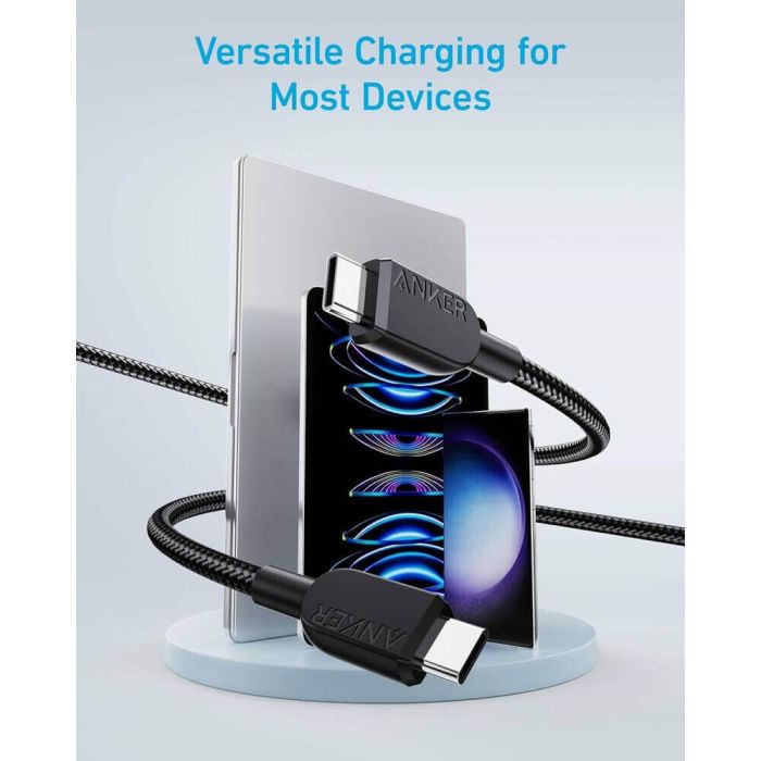 Anker 310 USB-C na USB-C kabel 240 W, 1,8m, črn Anker 310 USB-C na USB-C kabel 240 W, 1,8m, črn