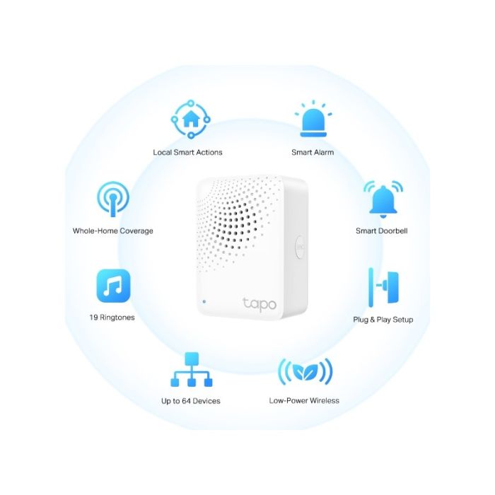 TP-LINK Tapo Smart Hub H100 s pametnim gumbom TP-LINK Tapo Smart Hub H100 s pametnim gumbom