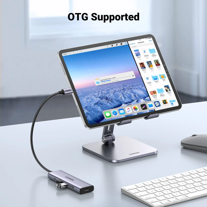 Ugreen 5-v-1 USB-C Hub (100 W PD, 4K@30Hz HDMI) Ugreen 5-v-1 USB-C Hub (100 W PD, 4K@30Hz HDMI)