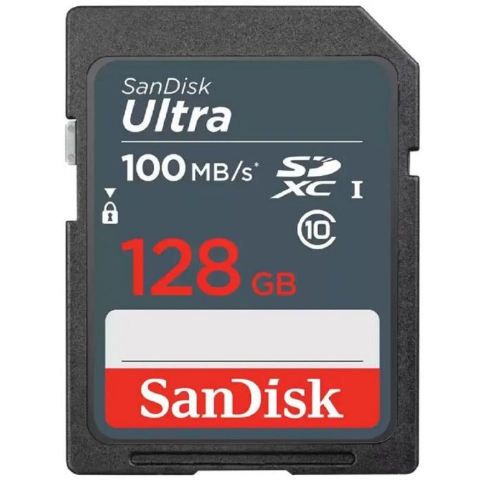 SanDisk Ultra 128GB SDXC spominska kartica 100MB/s SanDisk Ultra 128GB SDXC spominska kartica 100MB/s
