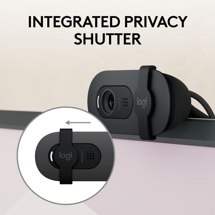 Logitech USB spletna kamera Brio 100, grafitna Logitech USB spletna kamera Brio 100, grafitna