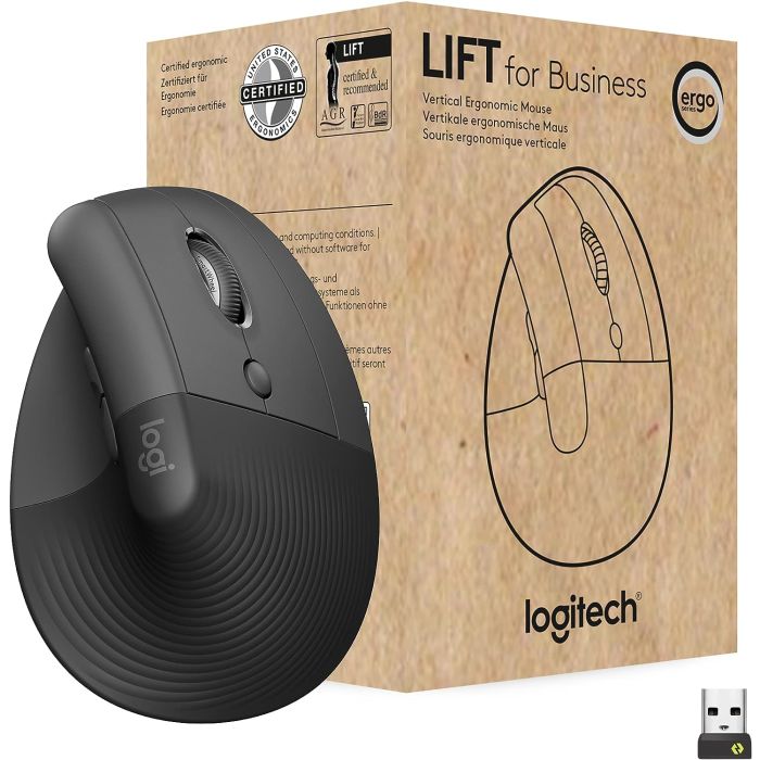 Logitech Miška Lift for Business, grafitna OEM Logitech Miška Lift for Business, grafitna OEM