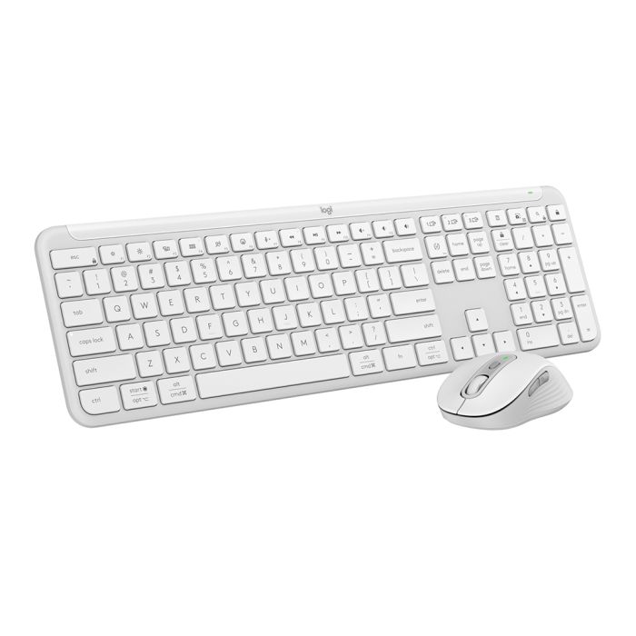 Logitech MK950 Slim brezžični komplet, Bolt-bela barva Logitech MK950 Slim brezžični komplet, Bolt-bela barva
