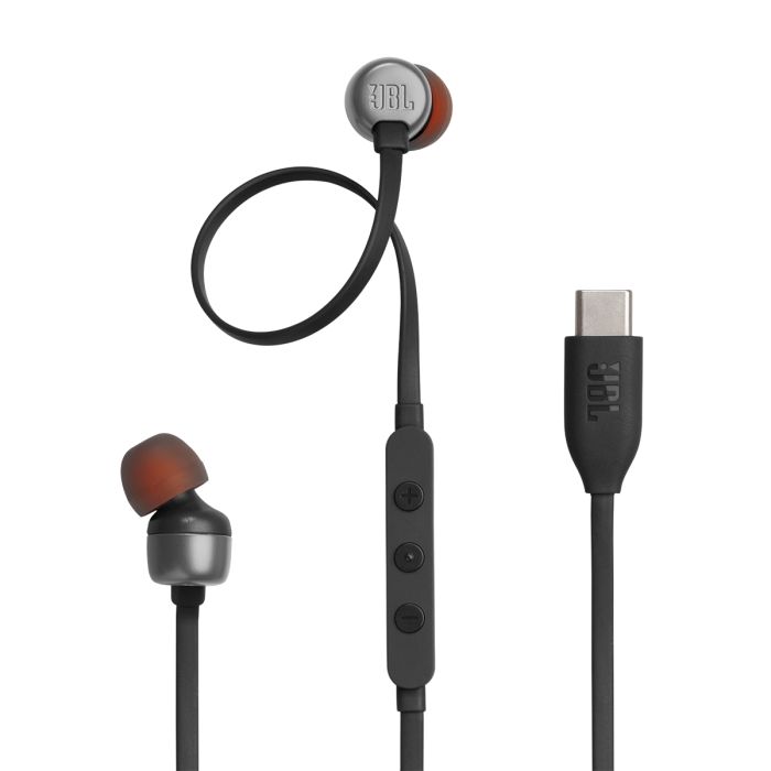 JBL USB-C žične slušalke Tune 310C, črne JBL USB-C žične slušalke Tune 310C, črne