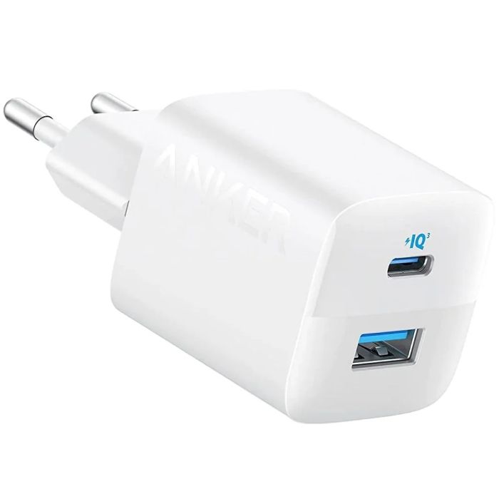 Anker polnilec 323 1xA 1xC 33W, bel Anker polnilec 323 1xA 1xC 33W, bel