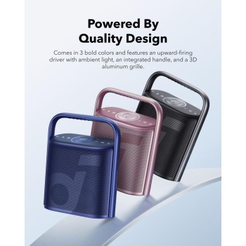 Anker Soundcore prenosni Bluetooth zvočnik Motion X500, pink