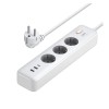 Ugreen zaščitna vtičnica 3xSchuko 1x USB-C + 2x USB, 2m Ugreen zaščitna vtičnica 3xSchuko 1x USB-C + 2x USB, 2m