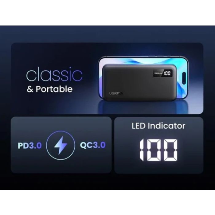 Ugreen 20W 10000mAh prenosna baterija Ugreen 20W 10000mAh prenosna baterija